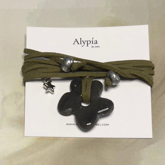 ALYPIA NECKLACE KHAKI